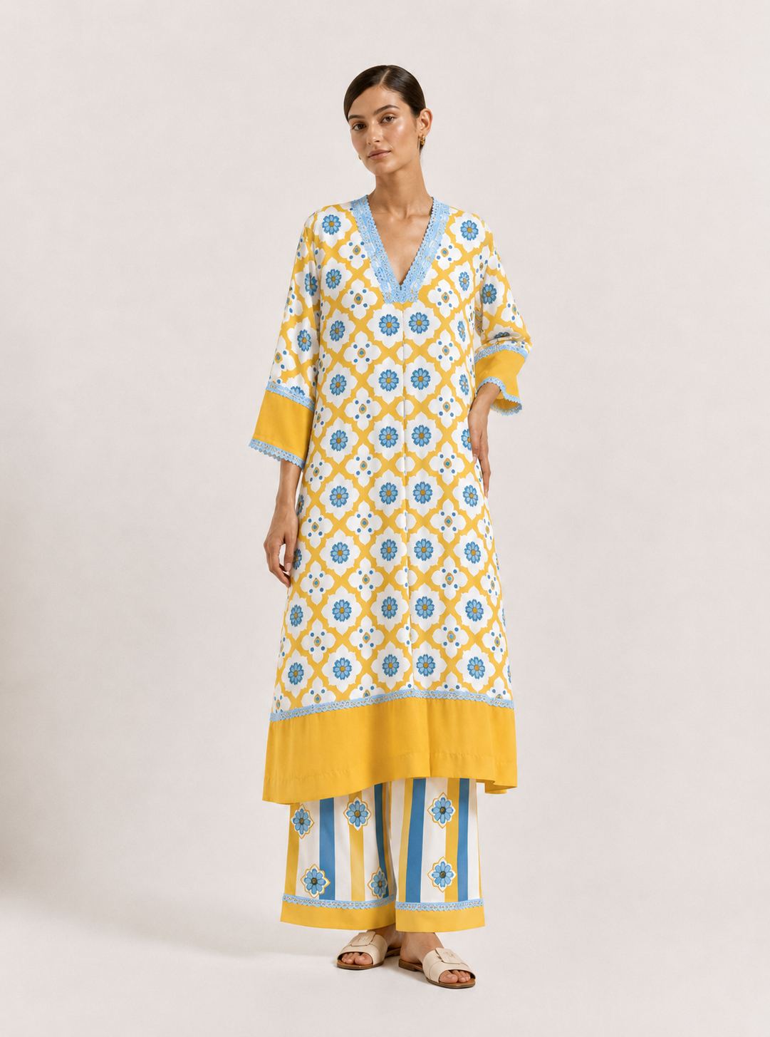 Mango kurti set